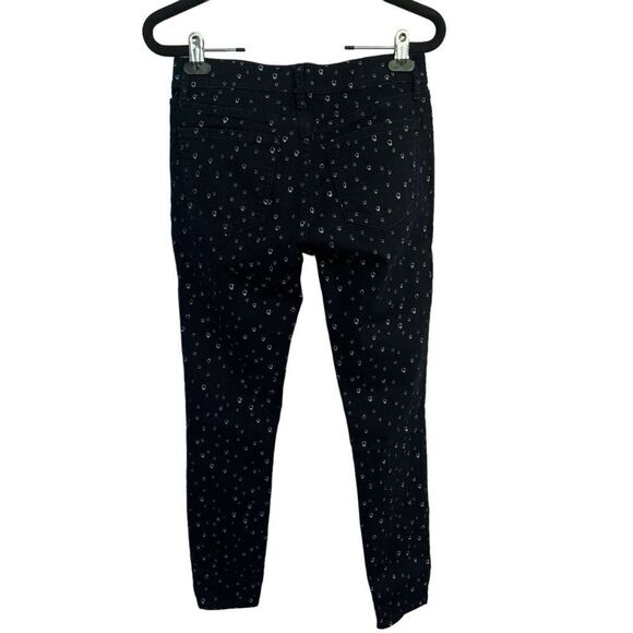 Gap Skinny Legging Jean Raindrop Print Dark Blue Size 25 - Picture 2 of 10
